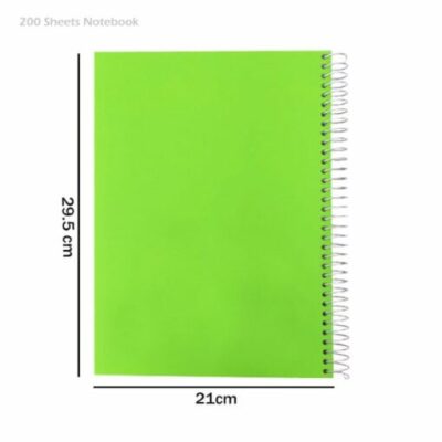 دفتر ۲۰۰ برگ رحلی جلد p.p