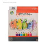 مداد رنگی ۲۴ رنگ ادمیرال