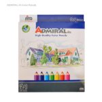 مداد رنگی ۲۴ رنگ ادمیرال
